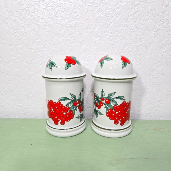 Other - Berry Patch Cherry Salt & Pepper Shakers Set Fine China